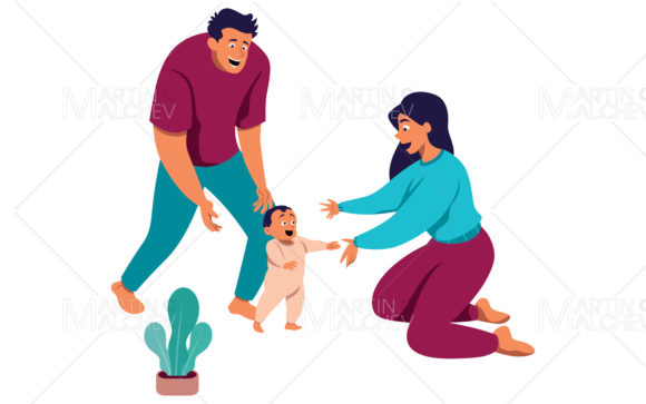 Baby First Steps Graphics and Illustrations for Modern Publishing