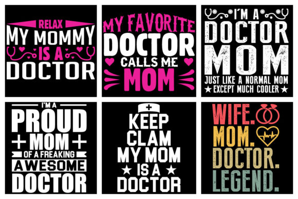 Doctor Mom T-shirt Design Bundle: Graphics and T-Shirt Designs Review