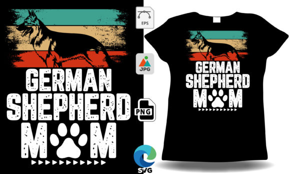 German Shepherd Mom Mother s Day Shirt