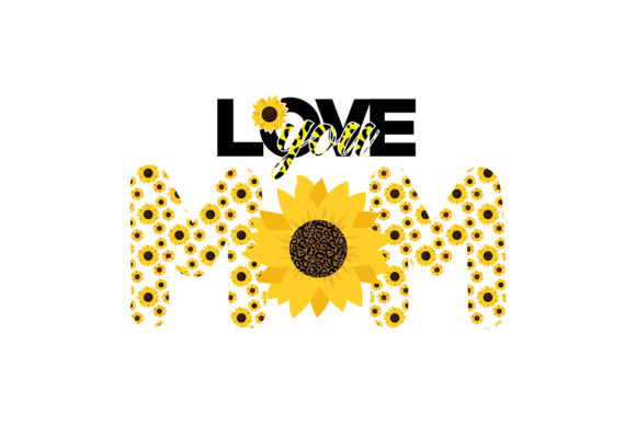 Love You Mom T Shirt Design Graphics and Print Templates Review