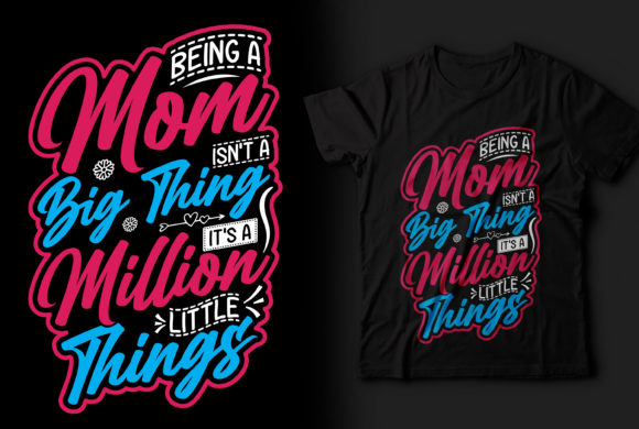 Mom It s a Million Things T-Shirt Design Graphics Review