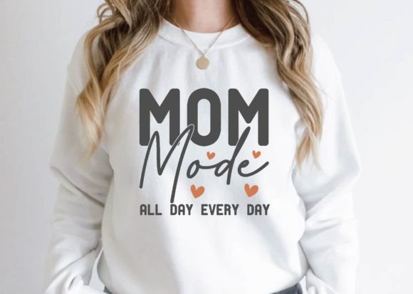 Mom Made All Day Everyday Graphics and T-Shirt Designs