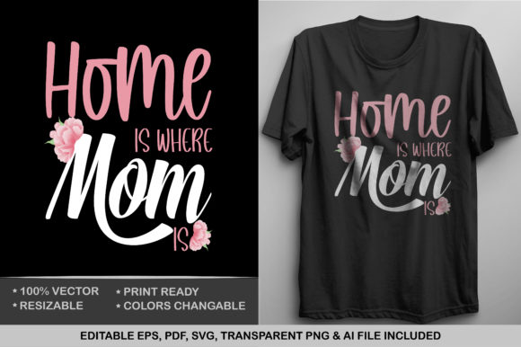 Mother s Day T-shirt Design - Mother Day Graphics and Print Templates