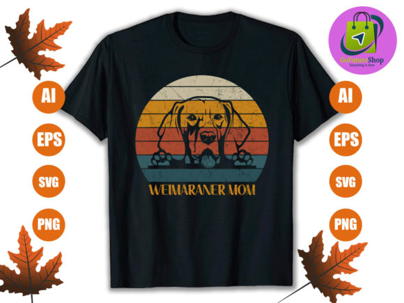 Weimaraner Mom Graphics and T-Shirt Designs Review